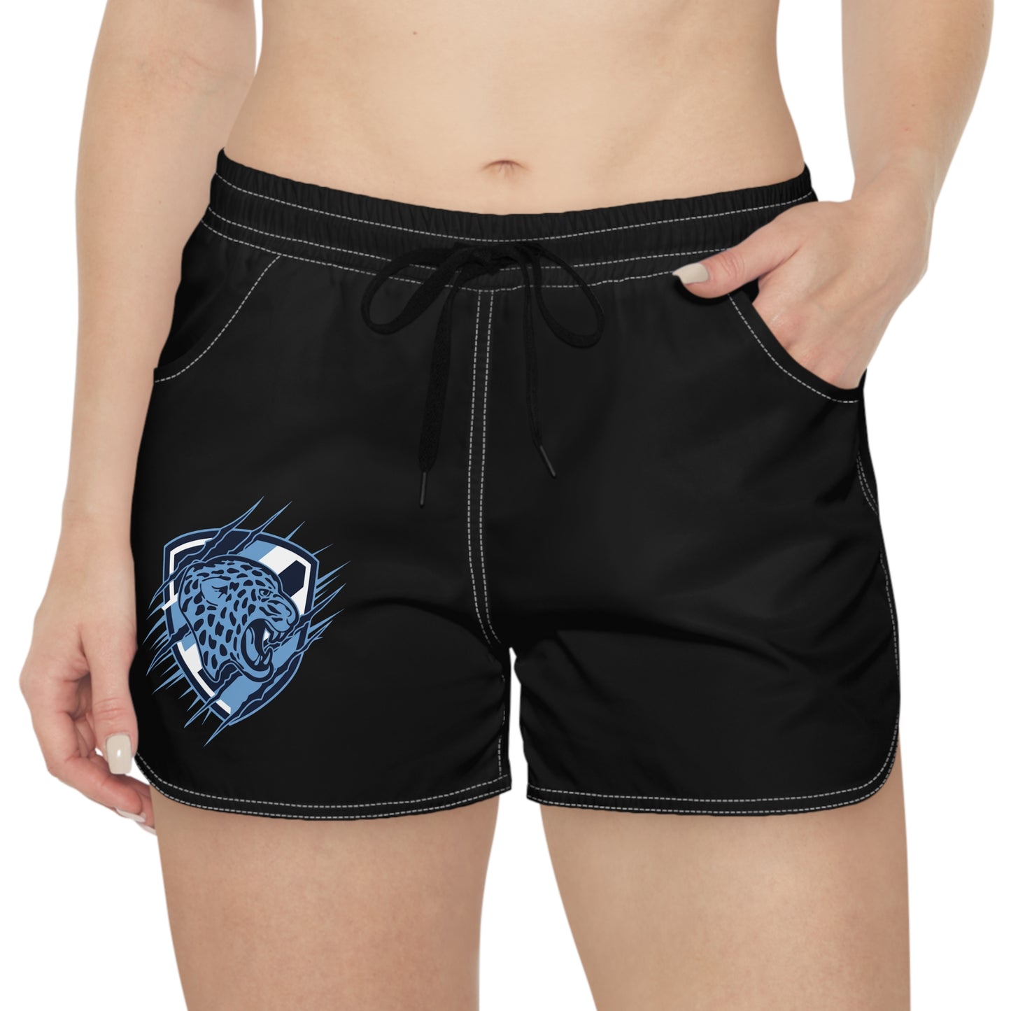 Bloomington Jefferson Jaguars Women's Casual Black Shorts