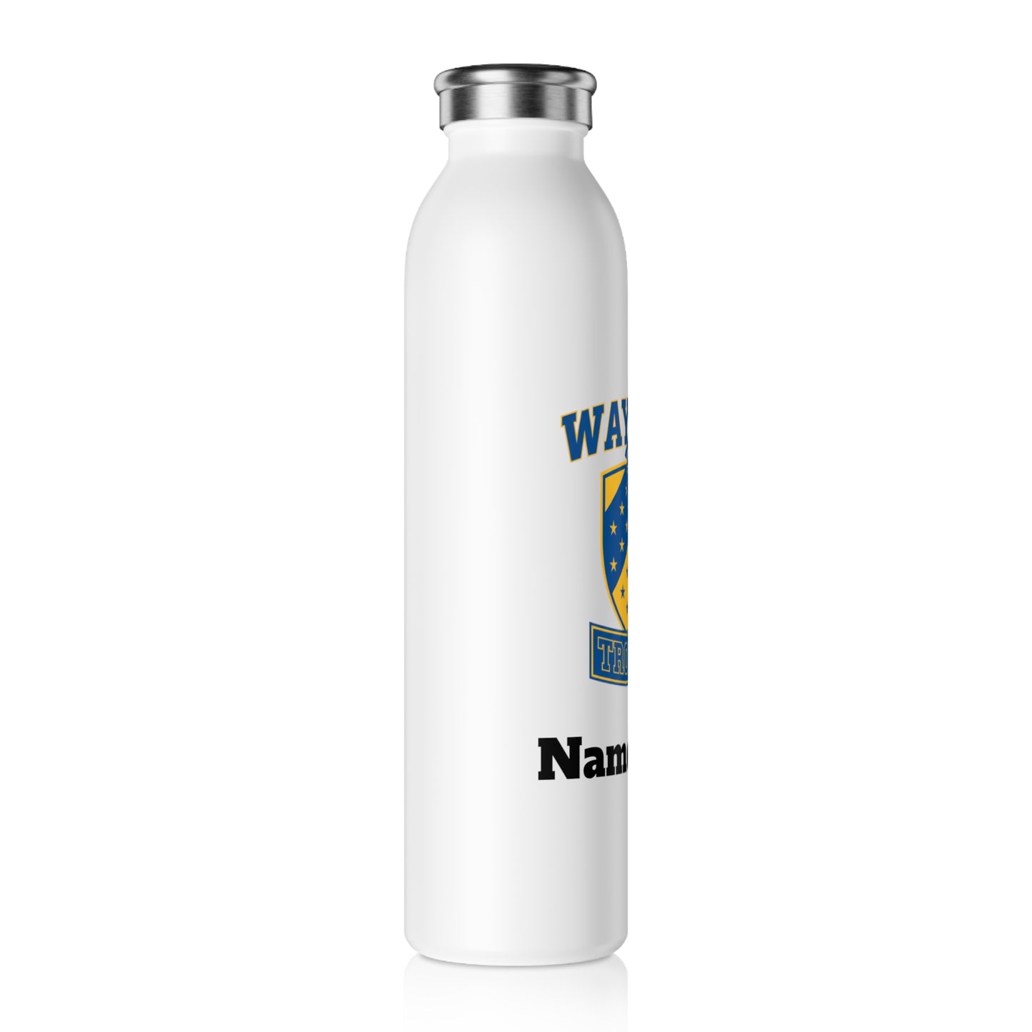 Wayzata Trojans Slim Water Bottle —  Stainless Insulated Bottle