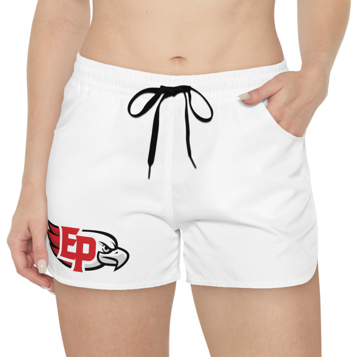 Eden Prairie Eagles Women's Casual White Shorts