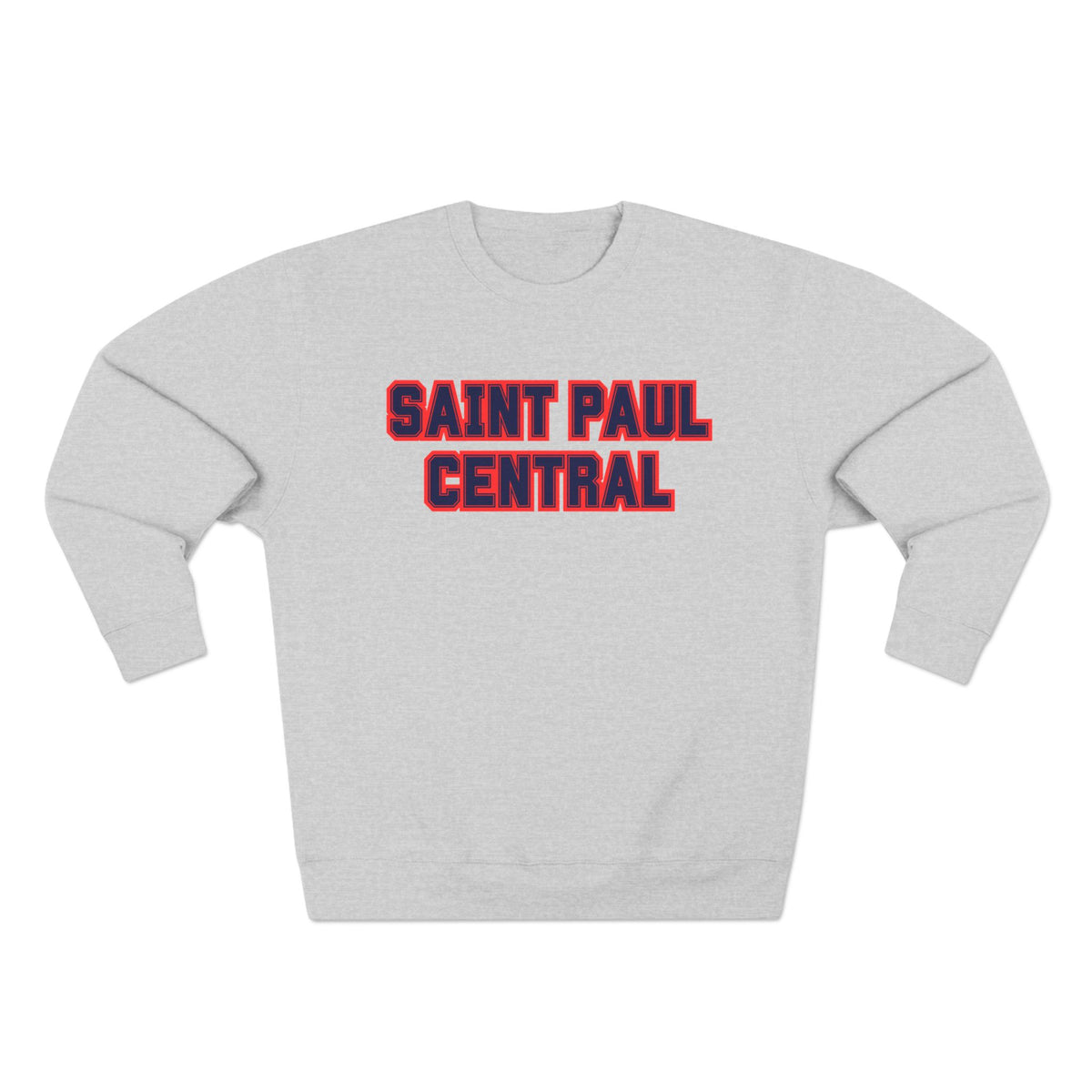 St. Paul Central Minutemen Unisex Crewneck Sweatshirt with Minimalist Design