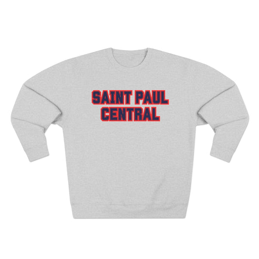 St. Paul Central Minutemen Unisex Crewneck Sweatshirt with Minimalist Design