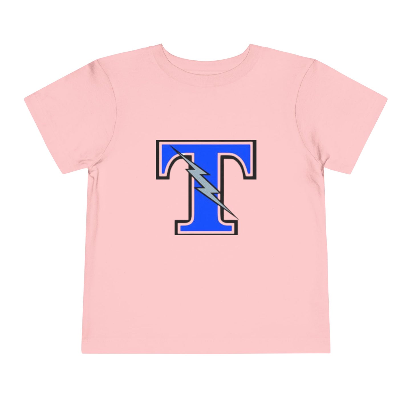 Tartan Titans Toddler Short Sleeve Tee - Fun Lightning Bolt Design