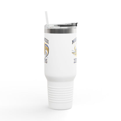 Mahtomedi Zephyrs Insulated Travel Mug - 40oz with Custom Logo for Road Trips and Daily Commutes