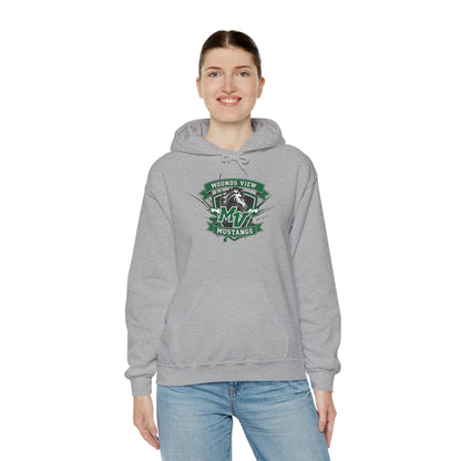 Mounds View Mustangs Vintage School Mascot Sweatshirt
