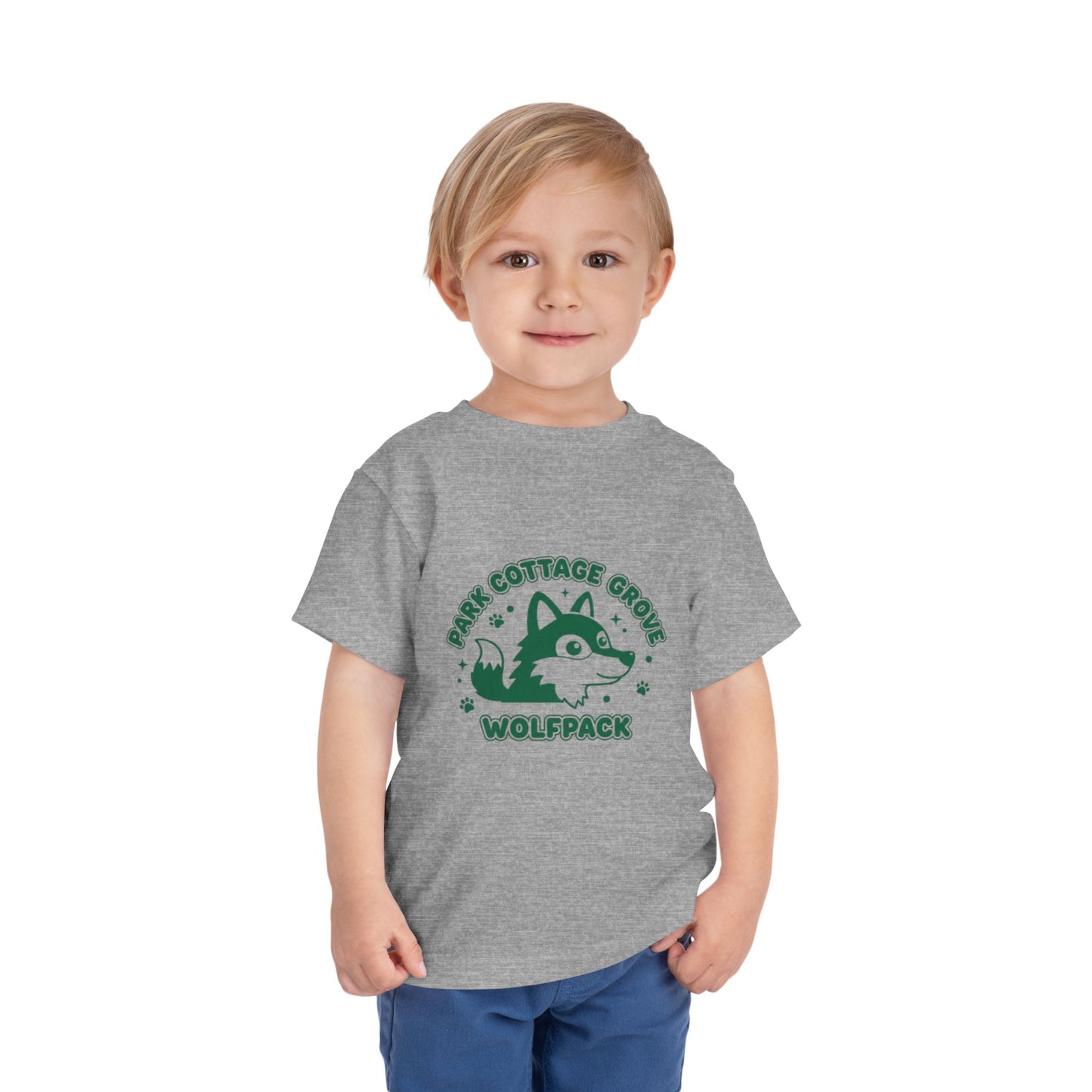 Park Wolfpack Toddler Short Sleeve Tee - Fun & Playful Kids' Shirt