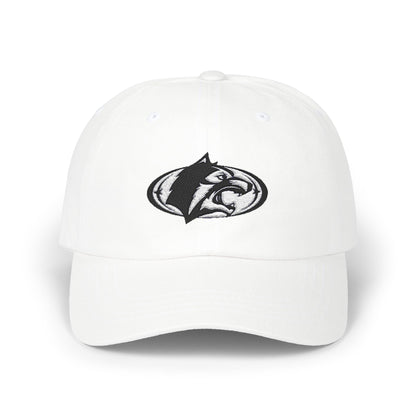 Roseville Raiders Cap - Stylish White Hat with Wolf Design for Casual Wear