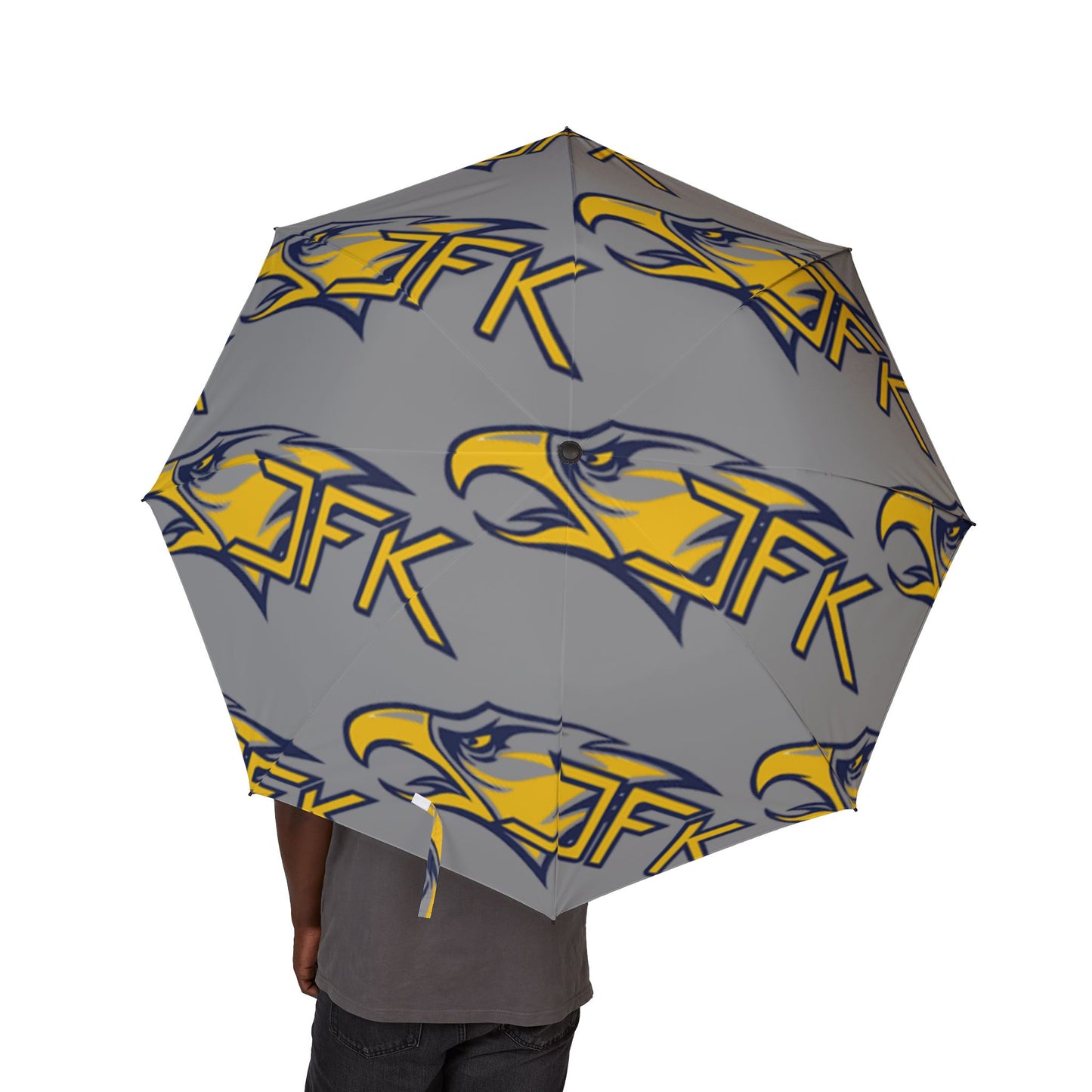 Bloomington Kennedy Eagles Stylish Foldable Umbrella - Compact Rain Protection