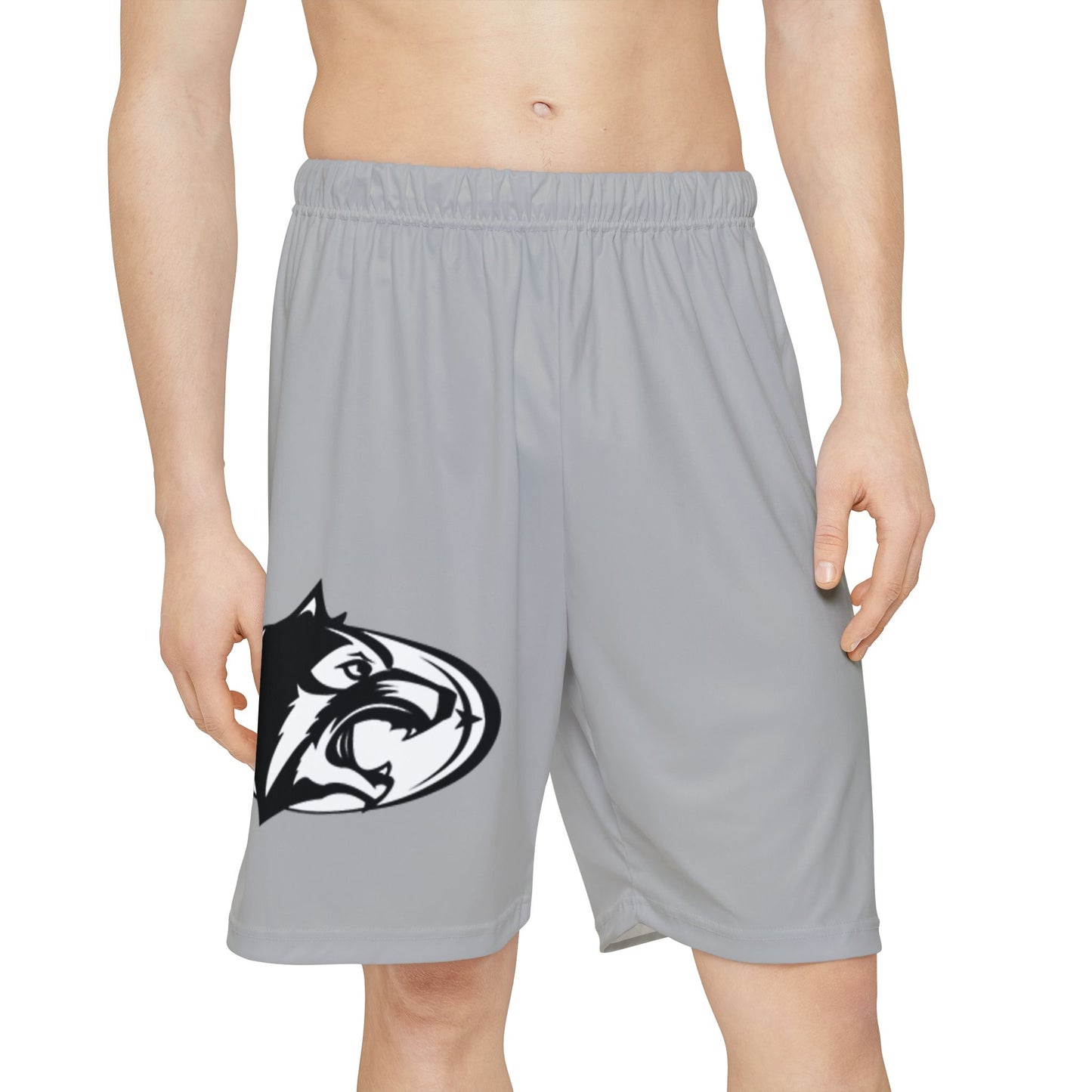 Roseville Raiders Grey Men's Sports Shorts - Perfect for Workouts, Casual Wear, Summer Activities, or Sports Events, Athletic Shorts