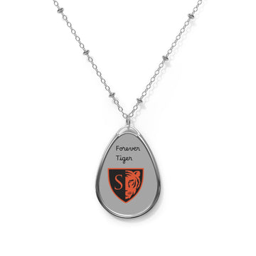 Minneapolis South Forever Tiger Oval Necklace – Elegant Custom Jewelry for Animal Lovers
