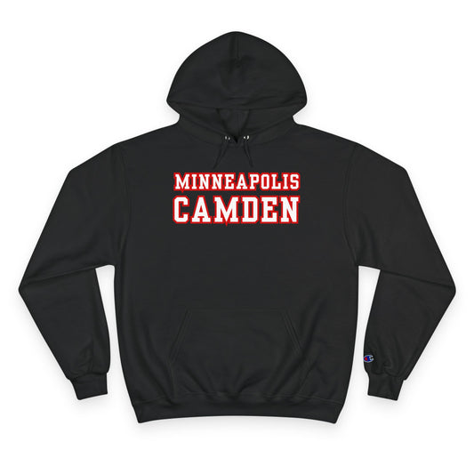Minneapolis Camden Champion Hoodie — Retro Collegiate Pullover