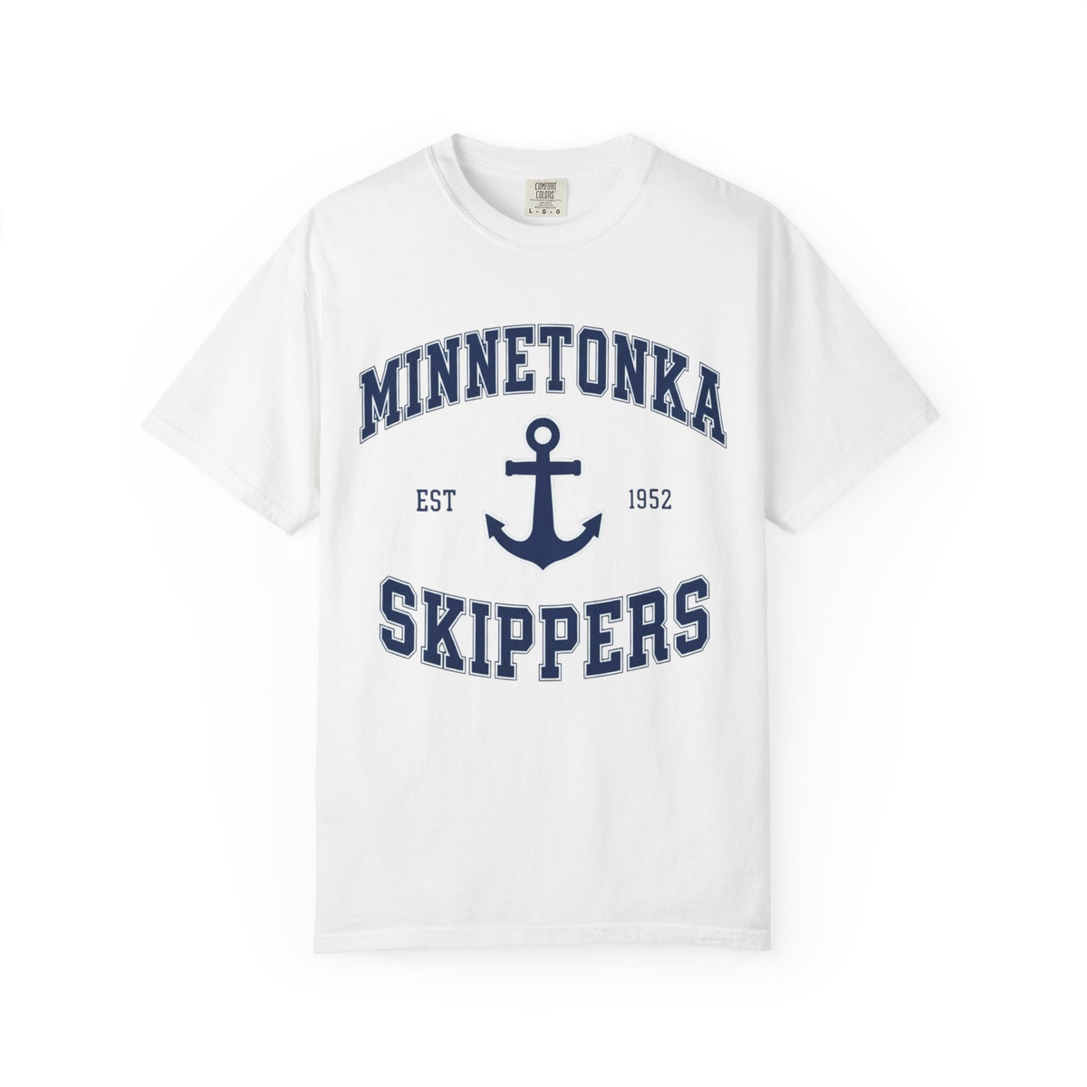 Minnetonka Skippers Anchor T-Shirt — Vintage Nautical Crew Tee