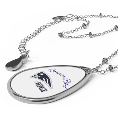 Champlin Park Rebels Oval Pendant "Forever" Necklace