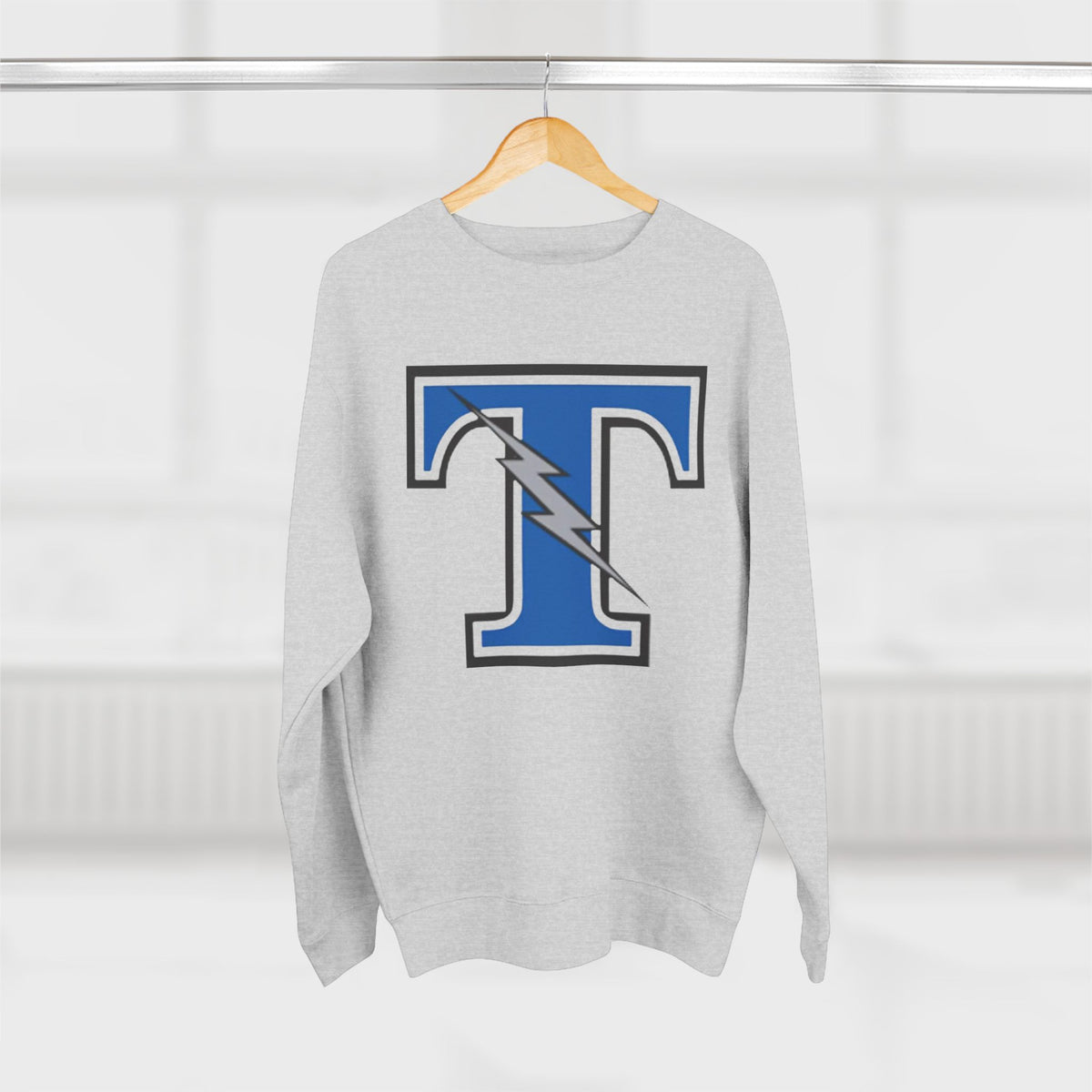 Tartan Titans Blue T Lightning Logo Sweatshirt