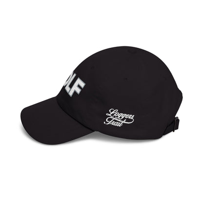 Loggers Trail 'GOLF' Cap — Vintage Fuzzy Lettering