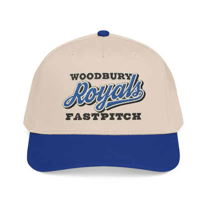 Woodbury Royals Fastpitch Mid-Profile Baseball Cap — Team Logo Snapback