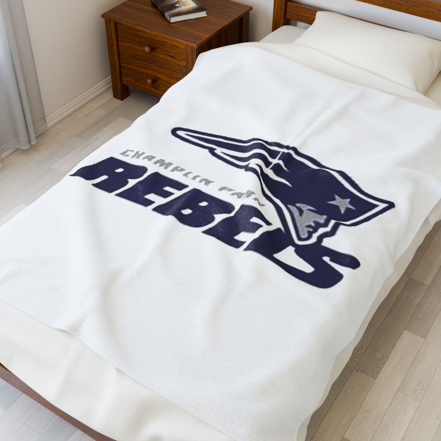 Champlin Park Rebels Cozy Velveteen Plush Blanket - Perfect for Relaxation and Home Decor