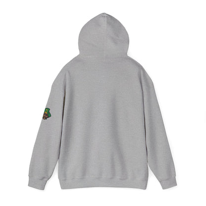 Park Center Pirates Ironman Hoodie — School Spirit Pullover with Sleeve Mascot
