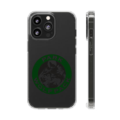Custom Clear Phone Case - Park Wolfpack Design