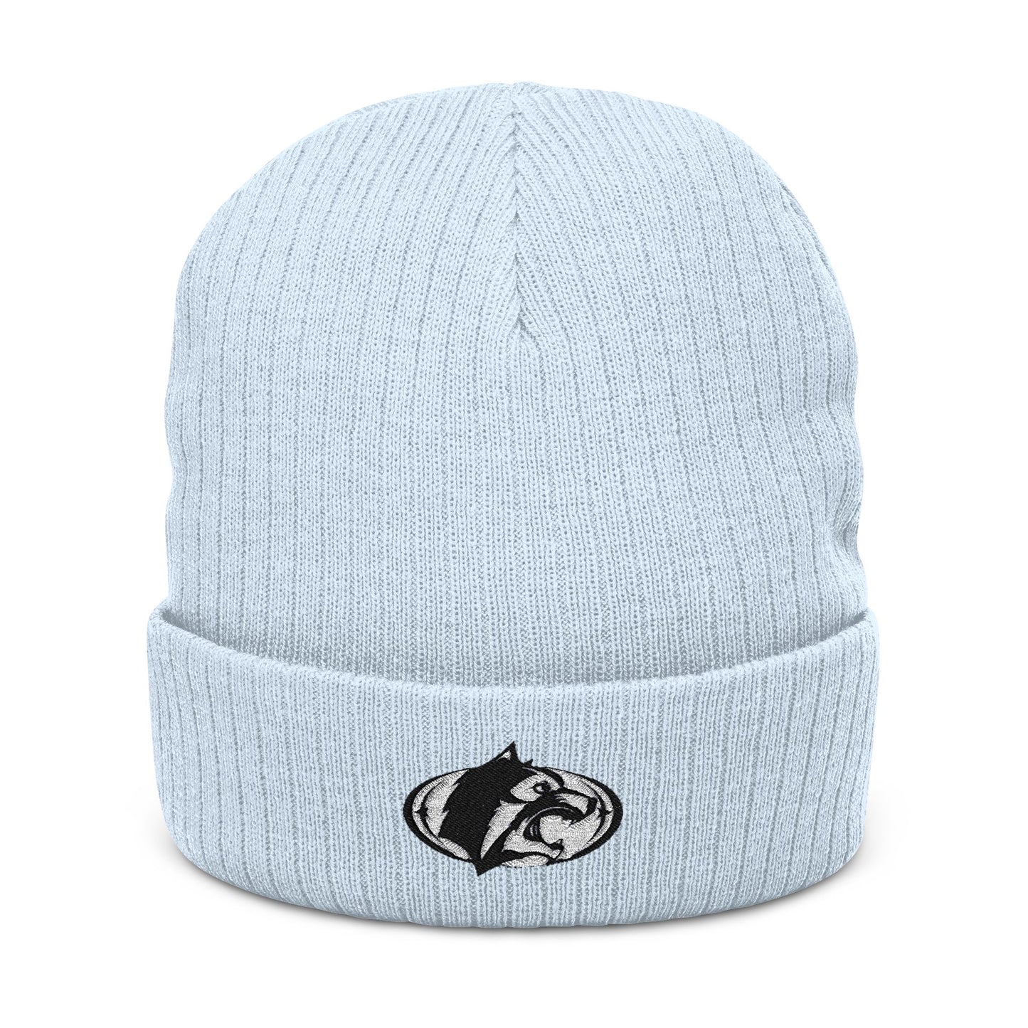 Roseville Raiders Embroidered Ribbed Knit Beanie - Cozy Winter Hat