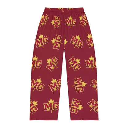 Maple Grove Crimson Men's Pajama Pants  - Comfortable Sleepwear for Relaxation and Lounging