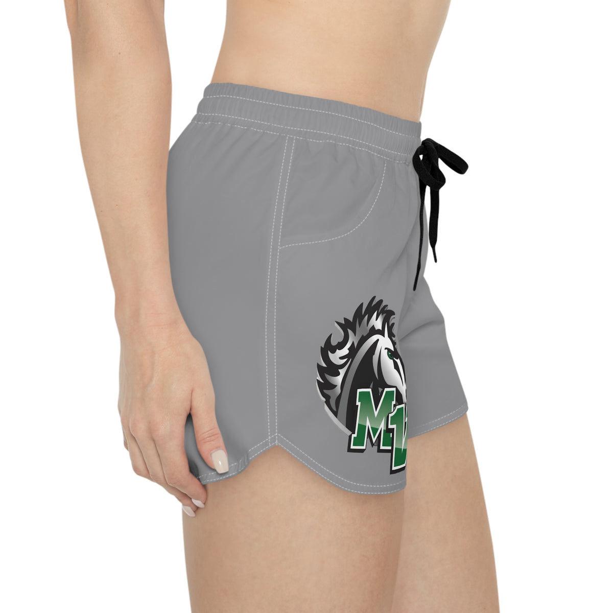 Mounds View Mustangs Women's Casual Grey Shorts