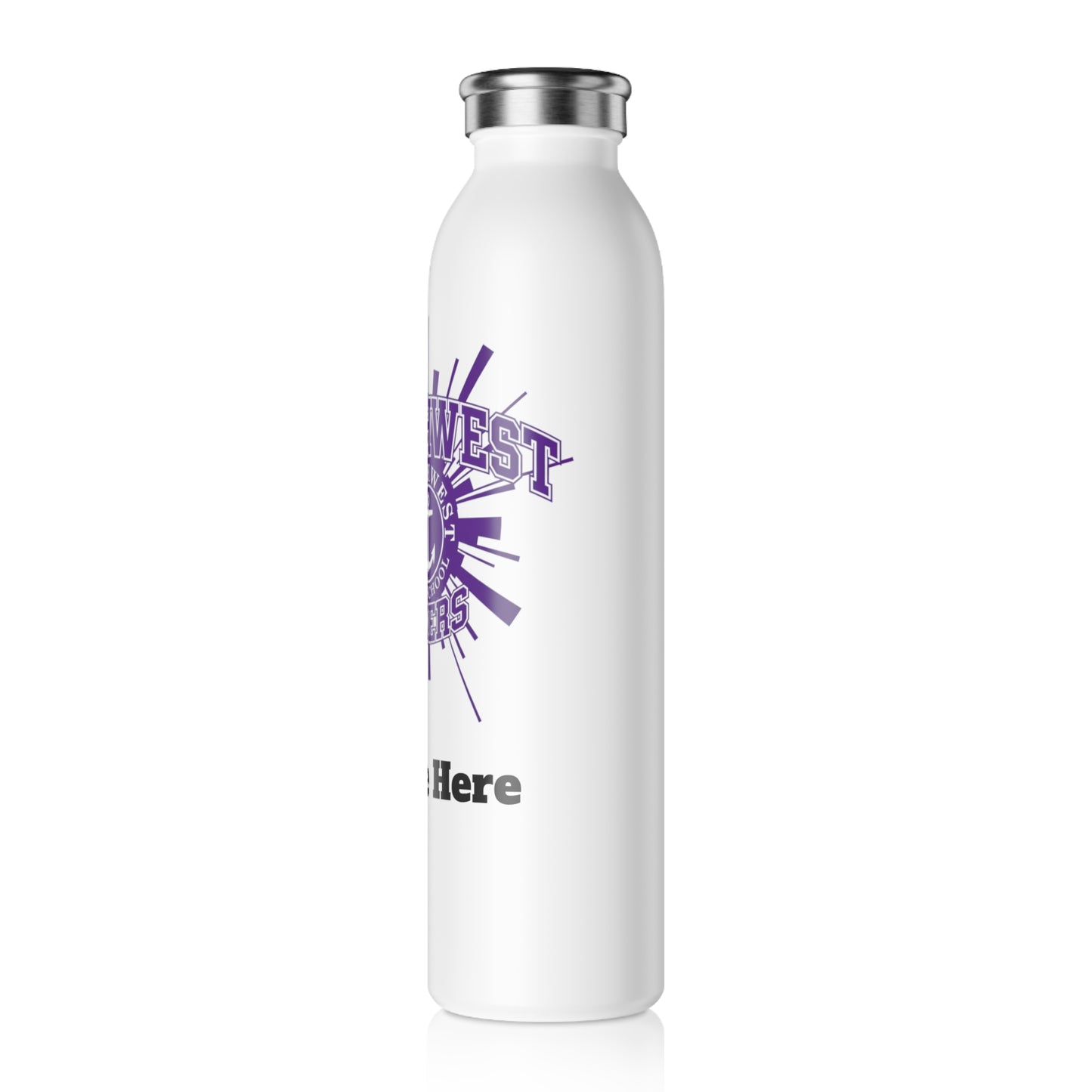 Minneapolis Southwest Lakers Slim Water Bottle —  Stainless Insulated Bottle