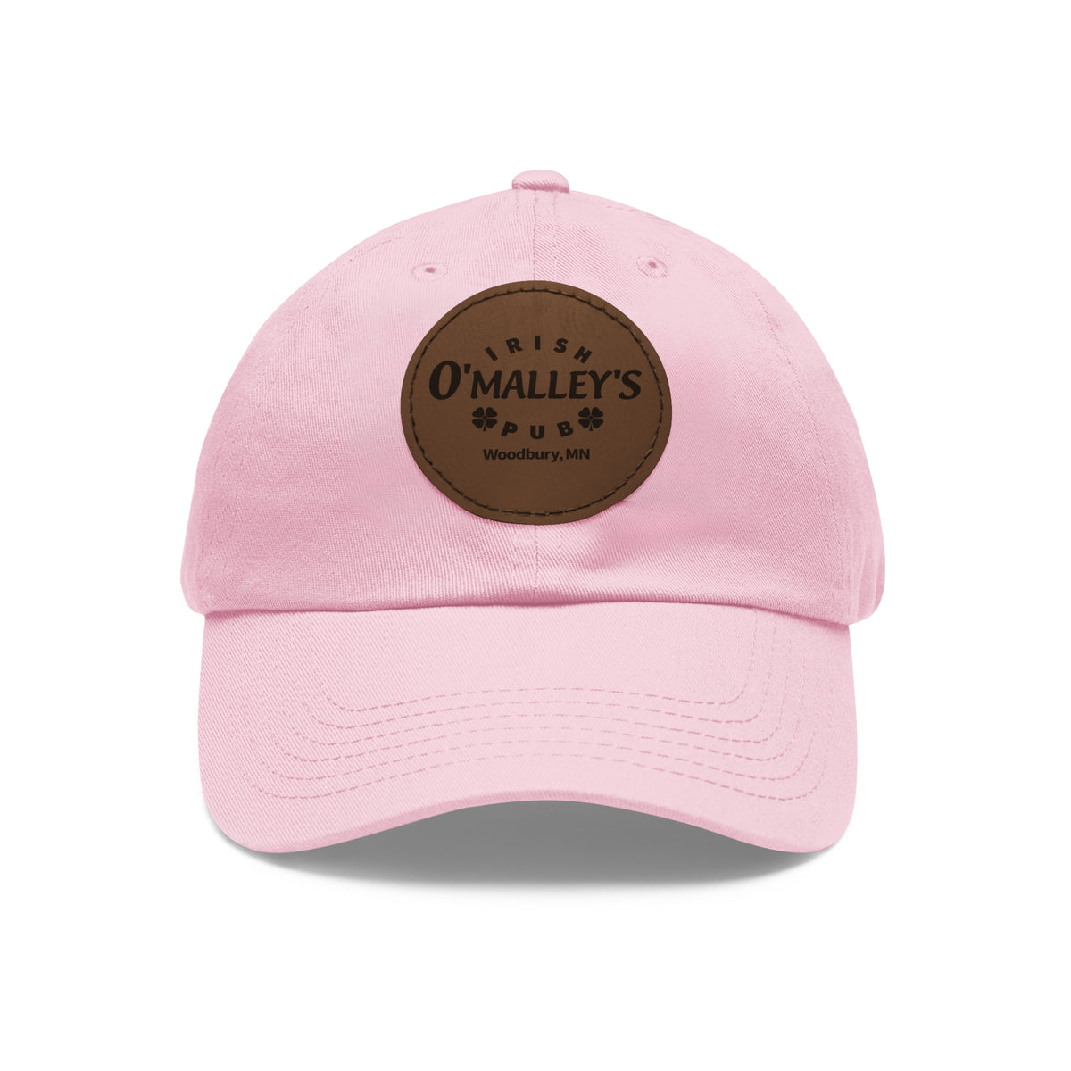 Leather Patch Hat — O'Malley’s Irish Pub Logo Cap