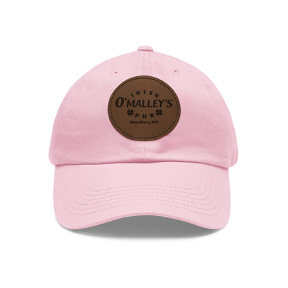 Leather Patch Hat — O'Malley’s Irish Pub Logo Cap