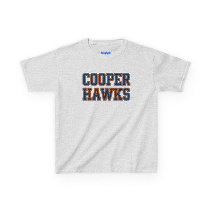 Cooper Hawks Kids T-Shirt — Youth School Spirit Tee with Cooper Hawks Logo