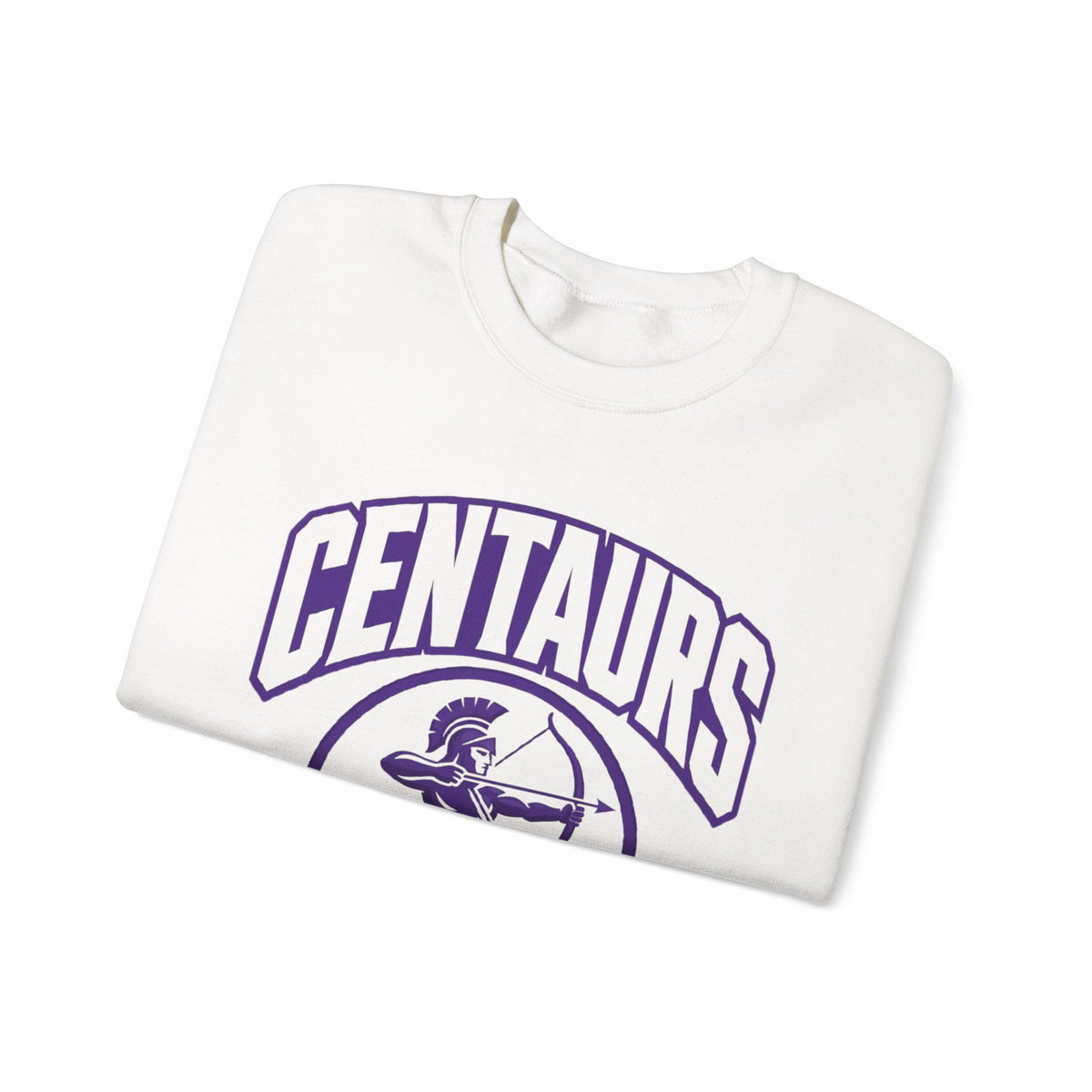 Brooklyn Center Centaurs White Logo Sweatshirt