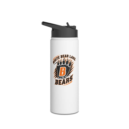 Water Bottle - White Bear Lake Bears Stainless Steel, Durable