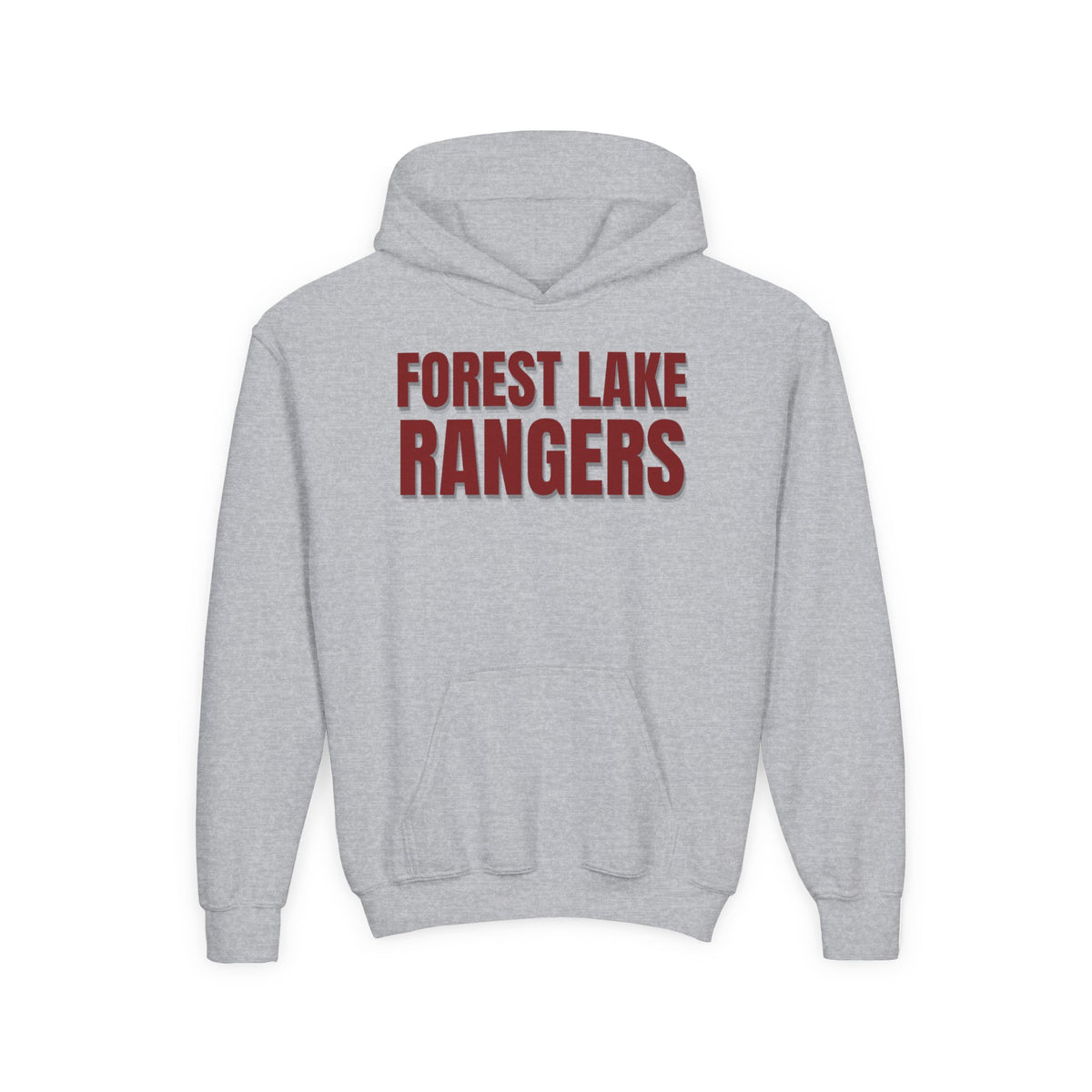 Forest Lake Rangers Youth Hoodie — Ranger Mascot Team Sweatshirt