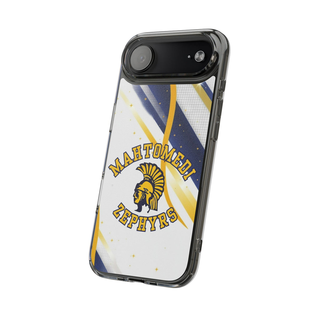 Mahtomedi Zephyrs Clear Phone Case with Bold Logo - Perfect for School Events and Graduation
