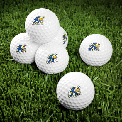 Hastings Raiders Golf Balls Set - 6 Pack with Unique Design for Golf Enthusiasts