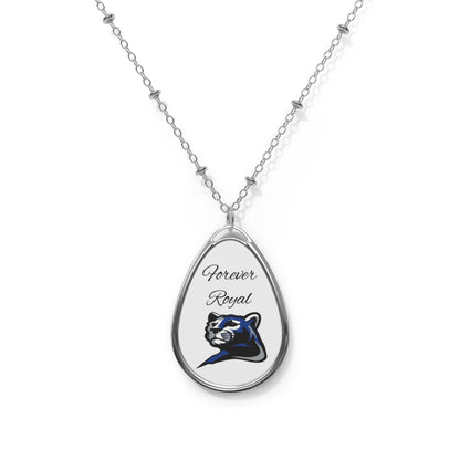 Rogers Royals Oval Pendant "Forever" Necklace