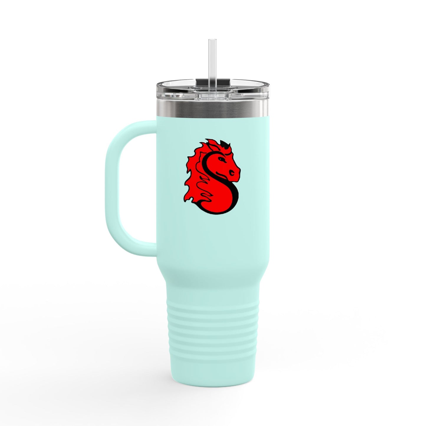 Custom Insulated Travel Mug - 40oz Stillwater Ponies Design
