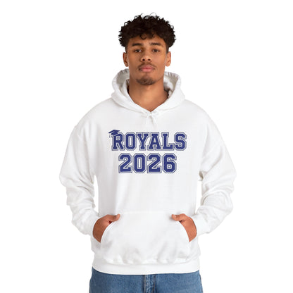 Woodbury Royals Class of 2026 Block Hoodie