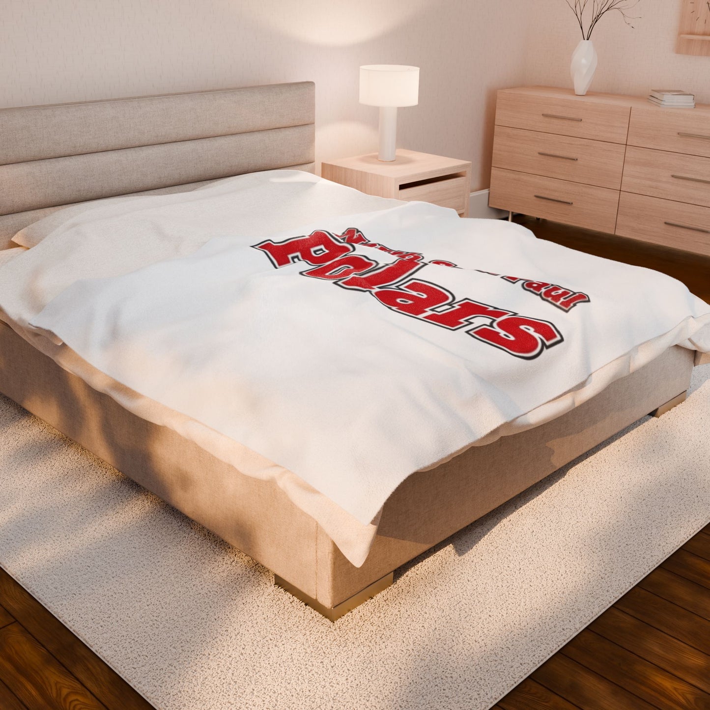 Plush Blanket - North Saint Paul Polars Design