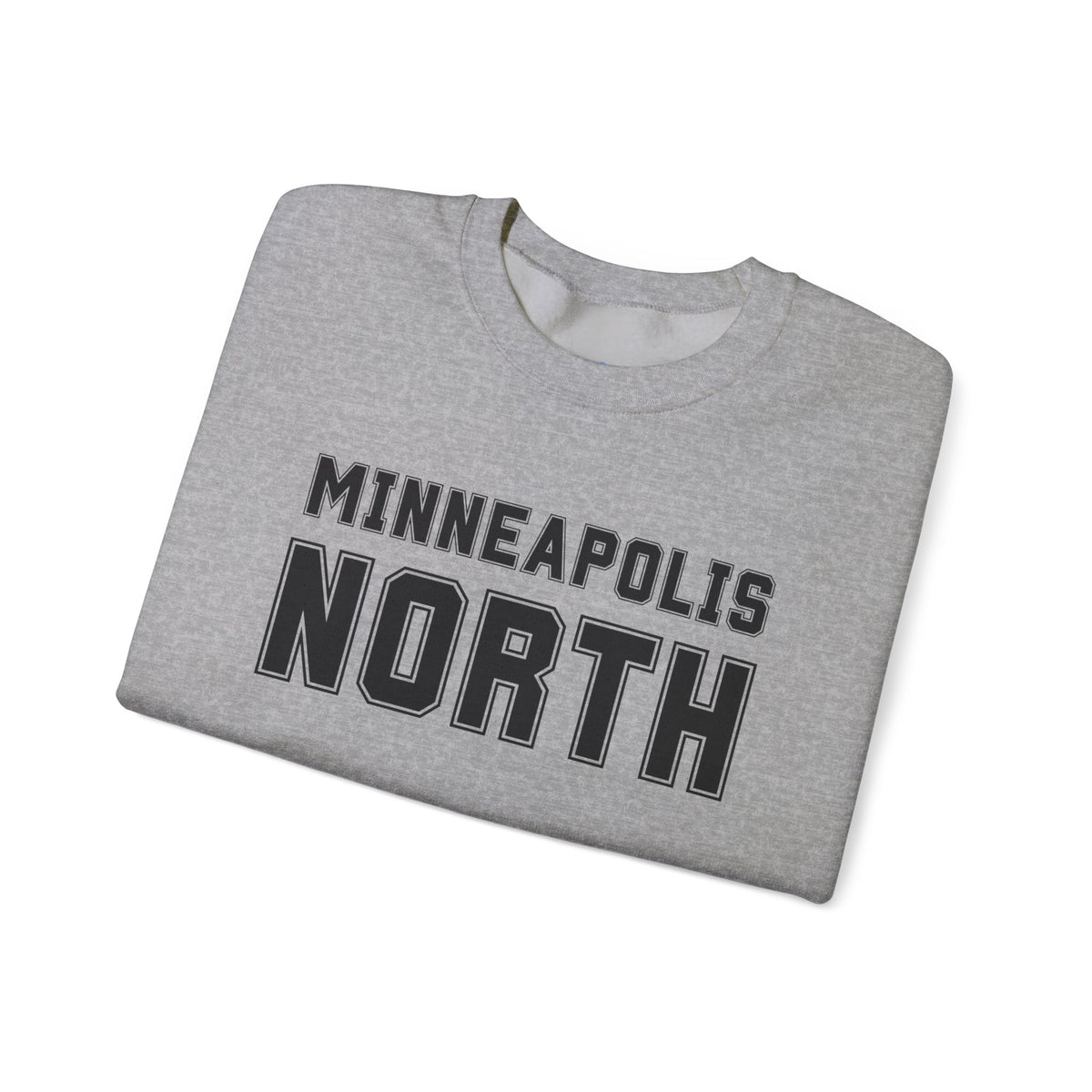 Minneapolis North Crewneck Grey Sweatshirt