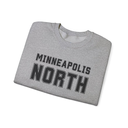 Minneapolis North Crewneck Grey Sweatshirt