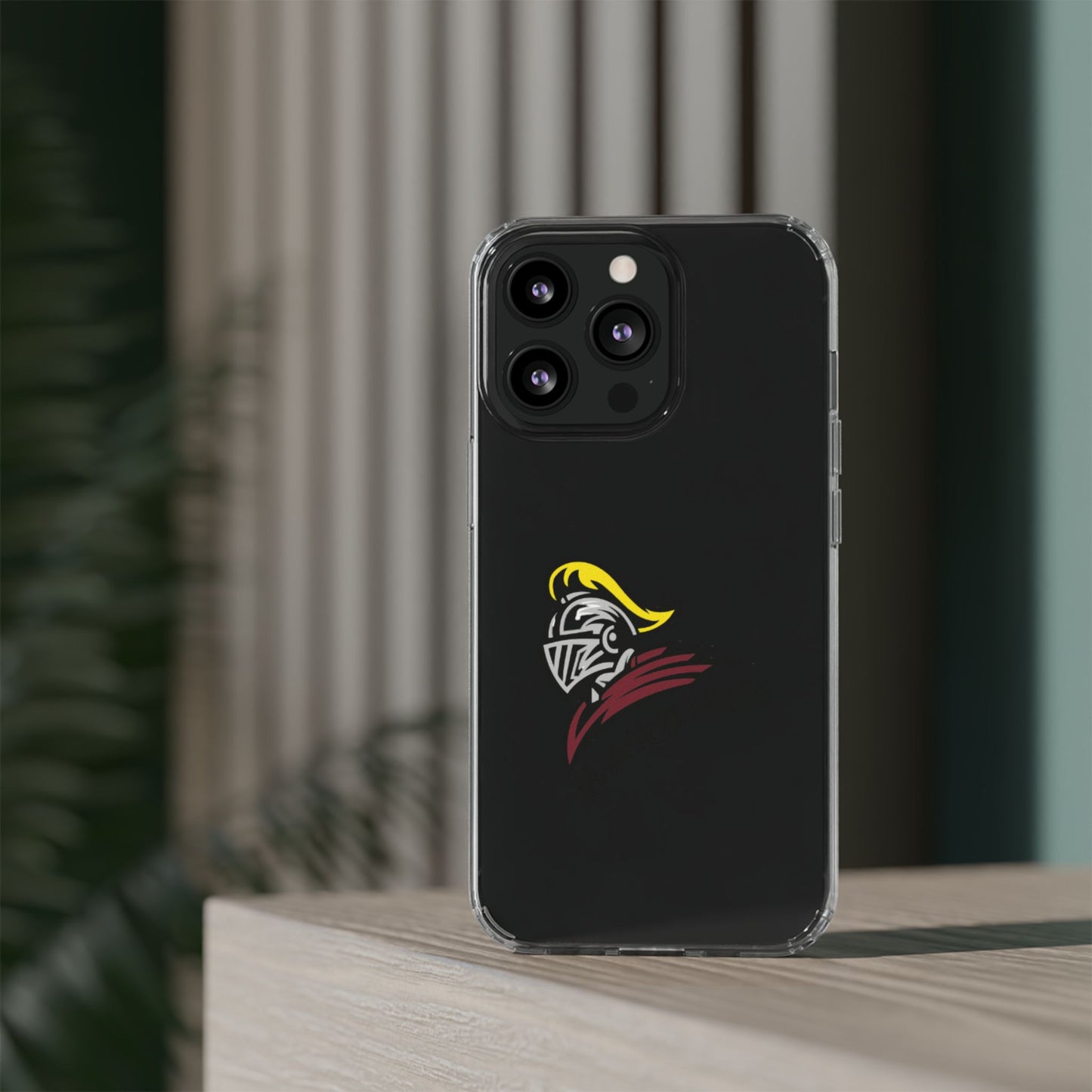 Clear Phone Case with Harding Logo
