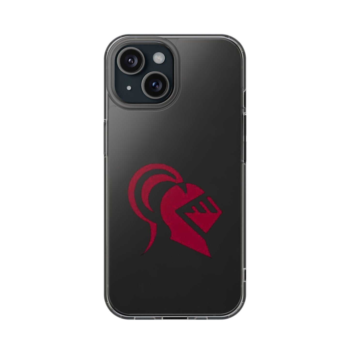 Irondale Knights Shield Clear Phone Case - Durable Protection with Bold Design
