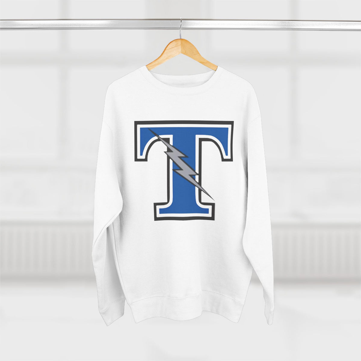 Tartan Titans Blue T Lightning Logo Sweatshirt