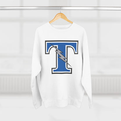 Tartan Titans Blue T Lightning Logo Sweatshirt