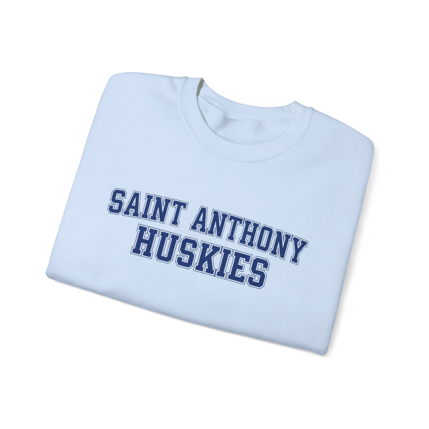 Saint Anthony Huskies Unisex Heavy Blend™ Crewneck Sweatshirt - Cozy Graphic Fashion