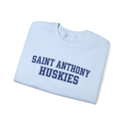 Saint Anthony Huskies Unisex Heavy Blend™ Crewneck Sweatshirt - Cozy Graphic Fashion