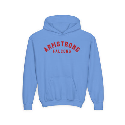 Robbinsdale Armstrong Falcons Youth Heavy Blend Hooded Sweatshirt - Perfect for School and Sports Events