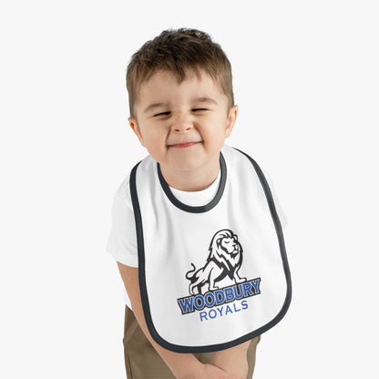 Woodbury Royals Baby Contrast Trim Jersey Bib