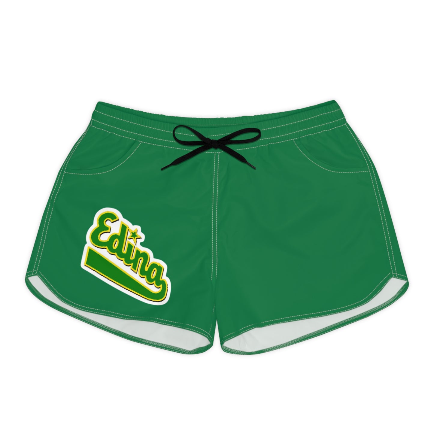 Edina Hornets Comfortable Women's Green Casual Shorts