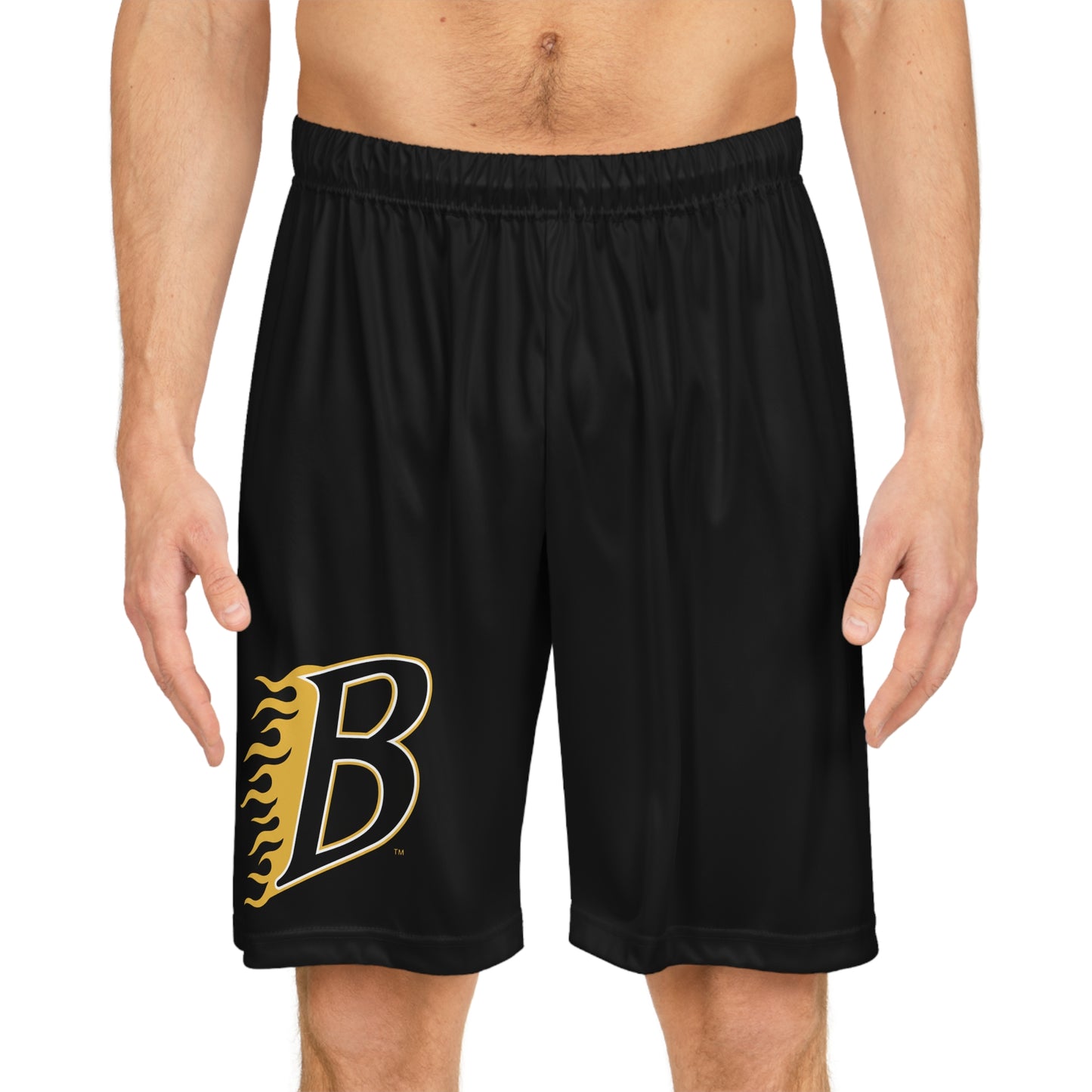 Burnsville Blaze Men's Black Basketball Shorts - Comfortable Athletic Wear